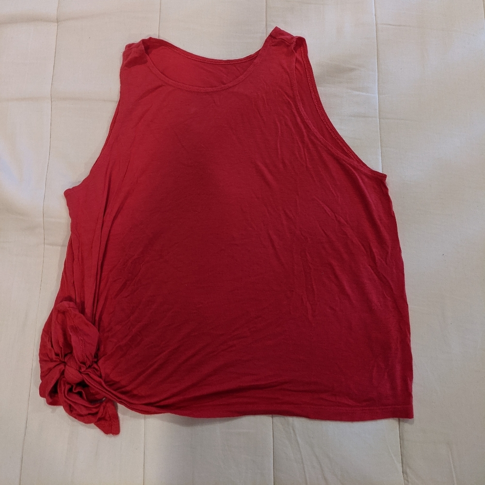 Emily Hsu Designs pink tank top with side tie